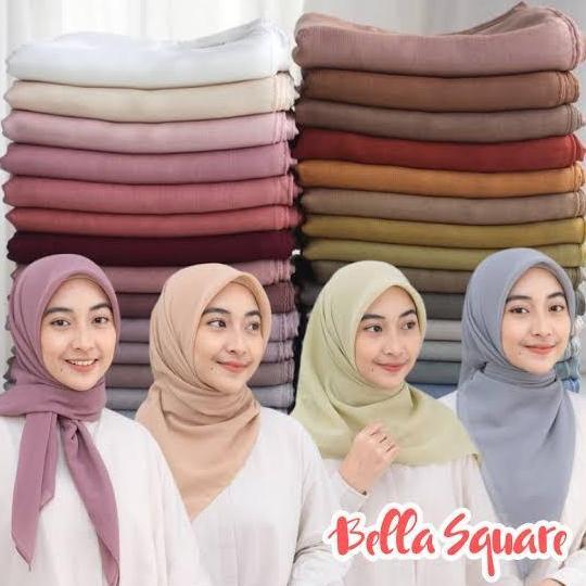 Vorgez- Grosir Paket Usaha Bella Square Isi 12Pc / Paket Usaha Jilbab Bella Square / Paket Usaha Hij