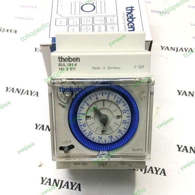 Cucina- Timer Theben Sul181D Timer 24Jam Timer Analog Manual Theben Sul181D