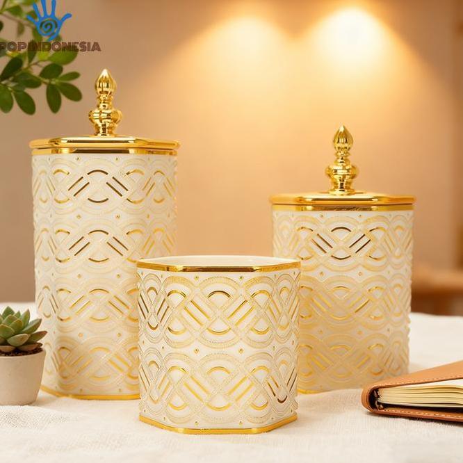 Toples Aesthetic Set Mewah Toples Kue Kering Toples Akrilik Toples Plastik Aesthetic Toples Kue Akri