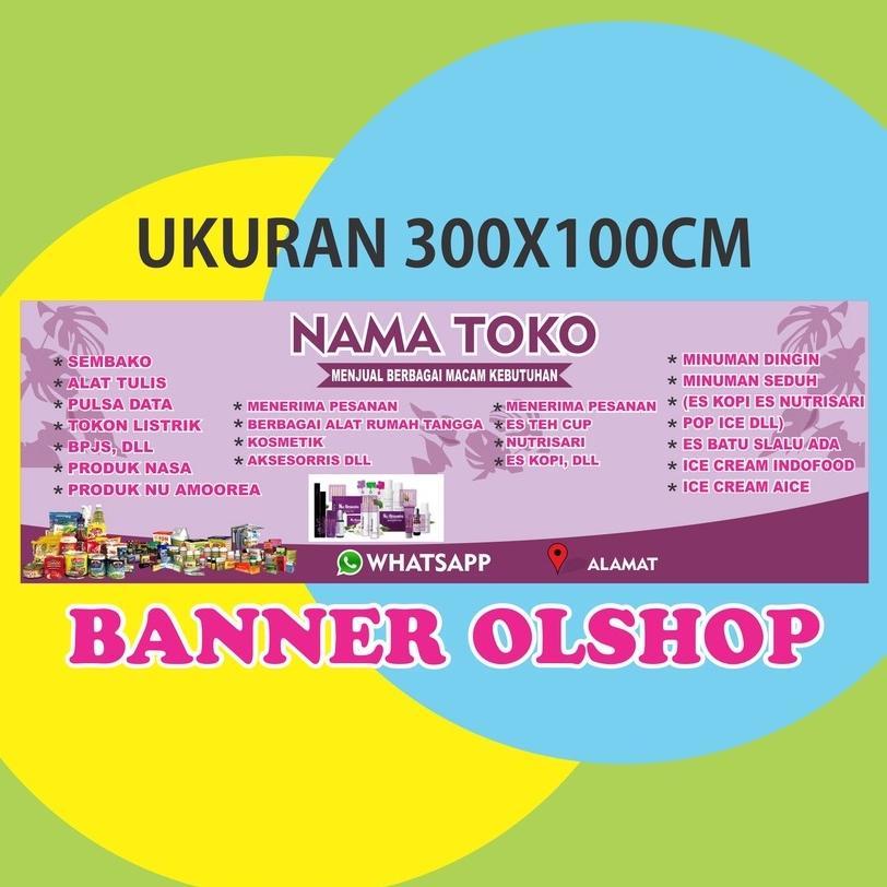 TERBARU 2026 BANNER OLSHOP SPANDUK OLSHOP BENNER BENER SPANDUK BALIHO