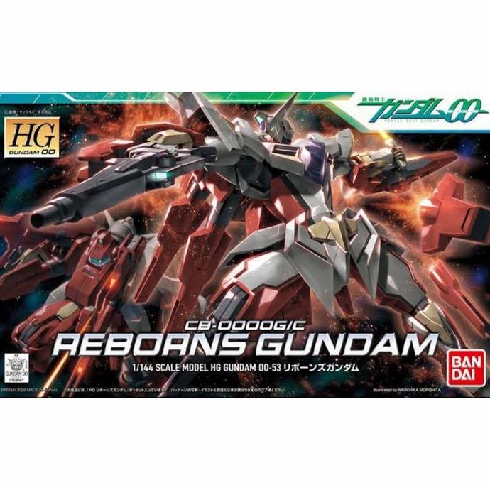 Bandai HG 1/144 Reborn Reborns Gundam 00 exia raiser , transformable