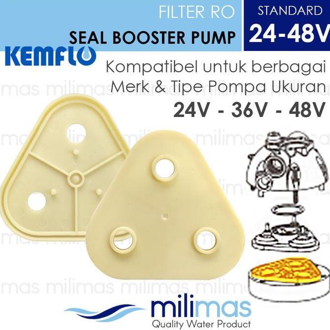KEMFLO - Original Seal Karet Booster Pump Reverse Osmosis Segitiga