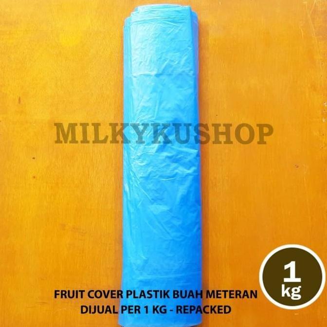 FRUIT COVER BERAT 1 KG PLASTIK METERAN PEMBUNGKUS BUAH BESAR PISANG