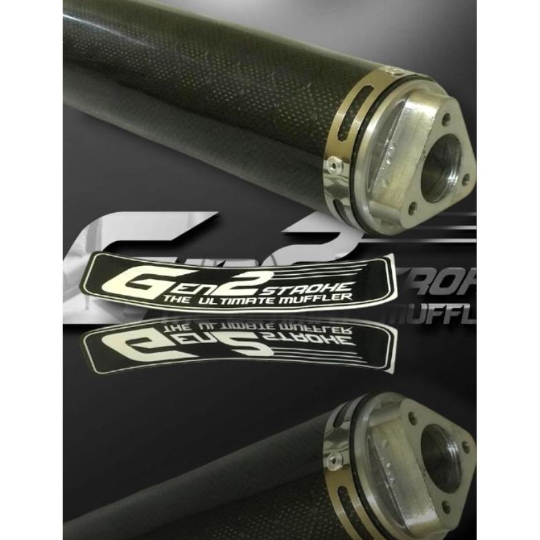 DOP SEGITIGA TEBAL SILENCER 2TAK RACING