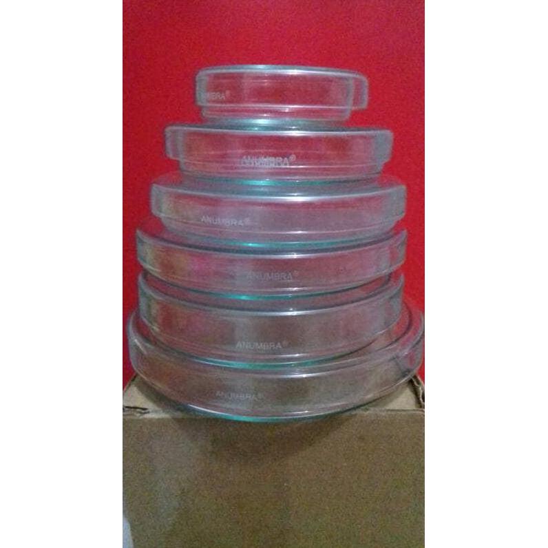 Petri Dish / Cawan Petri, Kaca 120X20 Mm. Anumbra Original