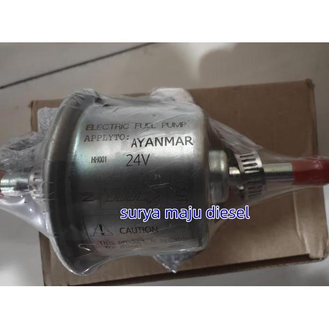Fuel Pump 24Volt Yanmar 129612-52101 Electric Fuel Pump 129612 52100