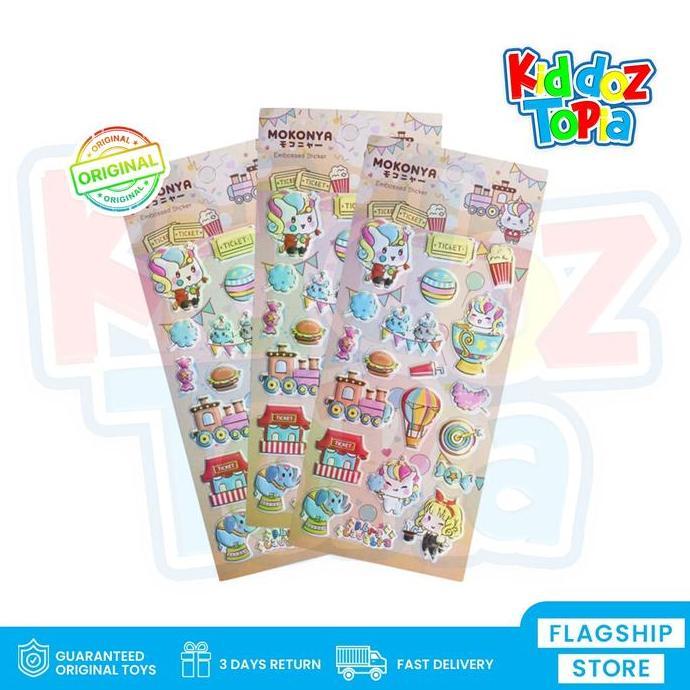 Adinata Mokonya Embossed Stickers 2350-6170 - Sticker