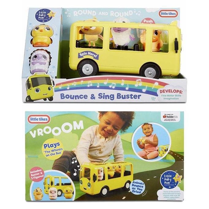 Little Baby Bum Bounce & Sing Buster School Bus Musical Toy Set