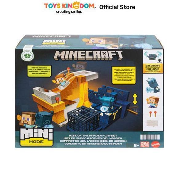 Toys Kingdom Minecraft Playset Mini Mode Rise Of The Warden - Mix Kids Toy Mainan Anak Bermain Perma
