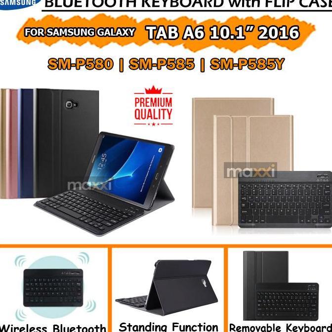 NEW Samsung Tab A 2016 A6 10.1 Inci With S Pen Spen SM-P585Y Keyboard Case