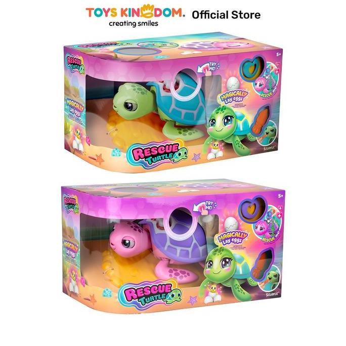 Toys Kingdom Silverlit Rescue Turtle Random Kids Toy Mainan Anak Bermain Permainan Collectible Actio