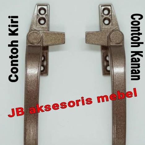 RAMBUNCIS JENDELA DEKSON / HANDLE TARIKAN KUNCI JENDELA KAYU ALUMINIUM