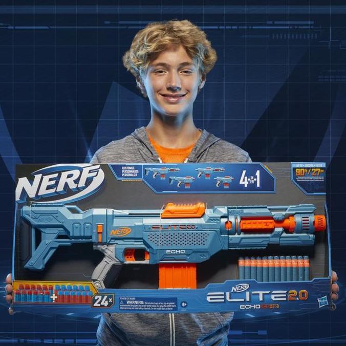 NERF Elite 2.0 Echo CS-10 CS10 Blaster 4 in 1 Original