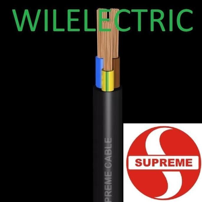 Kabel listrik serabut NYYHY 3 x 2.5 mm / 3x2.5 mm merek supreme eceran