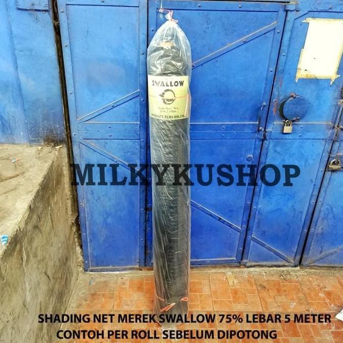 PARANET 75% LEBAR 5 METER JUAL PER 1 METER SHADING NET JARING ATAP
