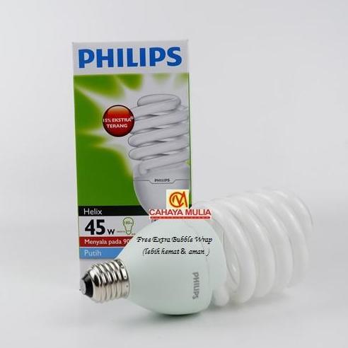 Philips Helix 45w / Lampu Philips 45 watt / Philips Tornado / Cahaya