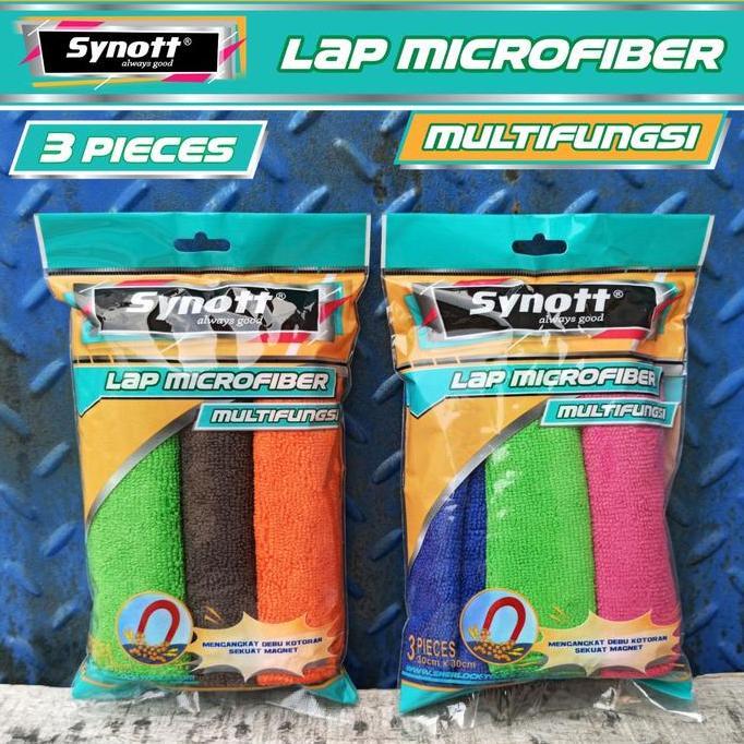 Kain Lap Microfiber Mobil Dapur Packing Sterile Synott Super Serap Air