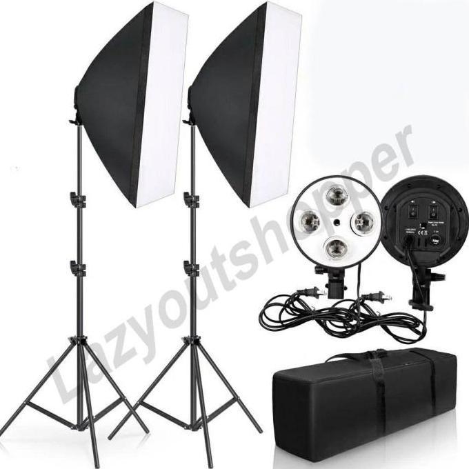 Paket lampu shooting video fotografi