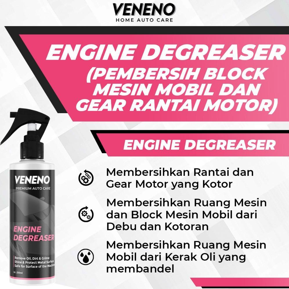 Pembersih Mesin, Sisa Oli, Kotoran Dan Kerak Motor Mobil - Veneno Engine Degreaser