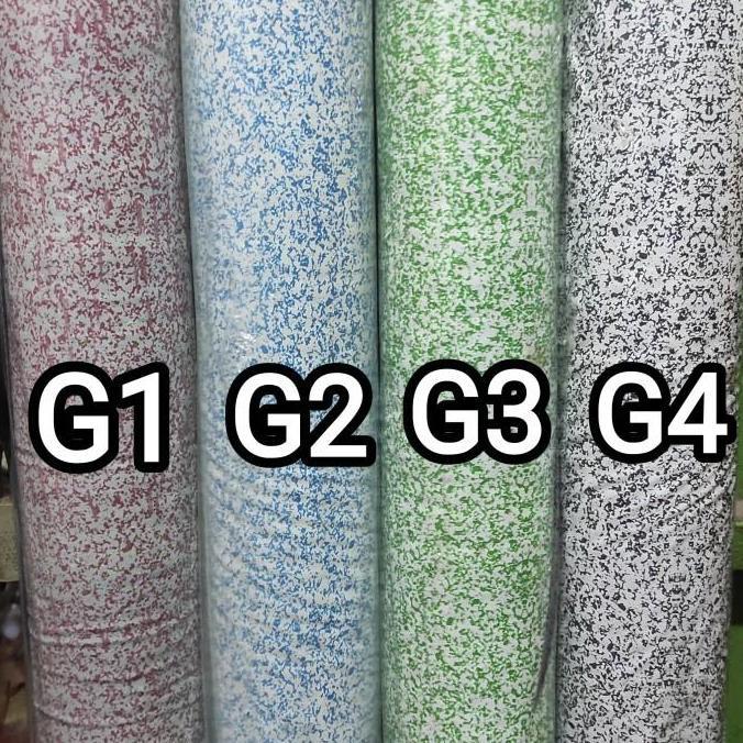 Karpet Lantai Plastik Meteran Motif Keramik Marmer Granit Vinyl