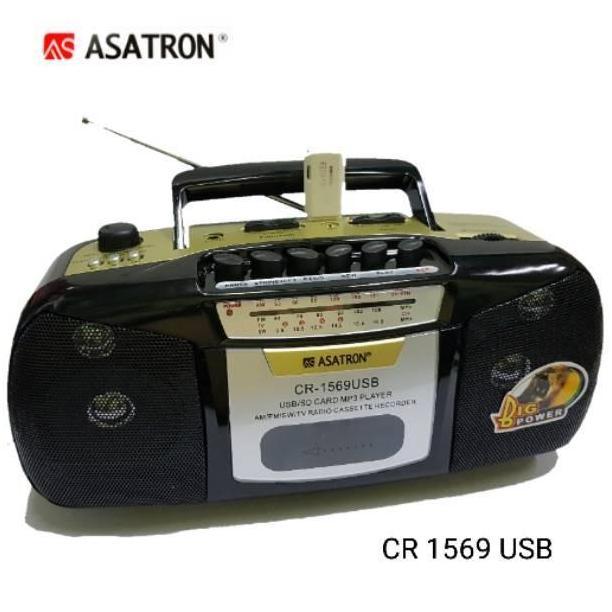 Radio Kaset Tape Asatron CR-1569 Compo Recorder