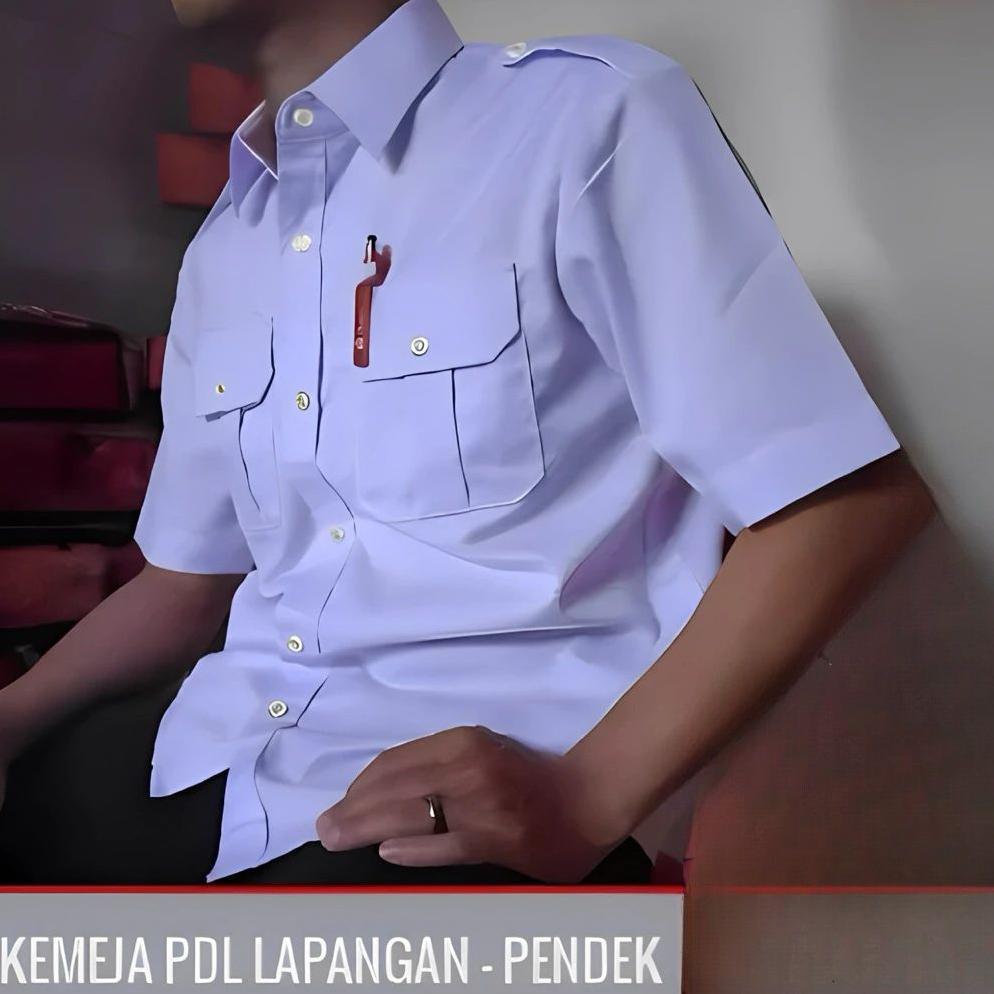 Hot Sale Baju Putih Pns Pria Sragam Pdh Pdl Seragam Kerja Kerja Sragam Pns Putih Lengan Pendek Kain 