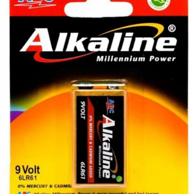 Abc Alkaline Battery 9V / Baterai 9 Volt Kotak / Baru Batere Batre Mic Grosir