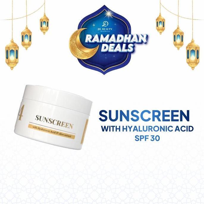 Younice- Sunscreen Dl Beauty - 10Gr Brightening & Protecting 10Gr Dengan Spf 30, Hyaluronic Acid, Co