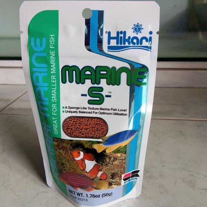 Yujitaro- Pelet Ikan Laut Kecil Nemo Dori Dll Hikari Marine S 50 Gr Original