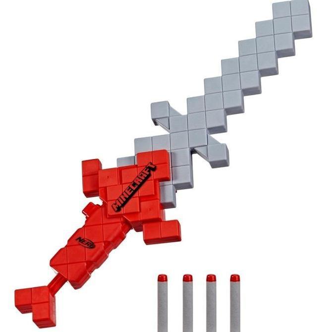 Nerf Minecraft Sox Foil Heartstealer Toy Sword Blaster Hasbro