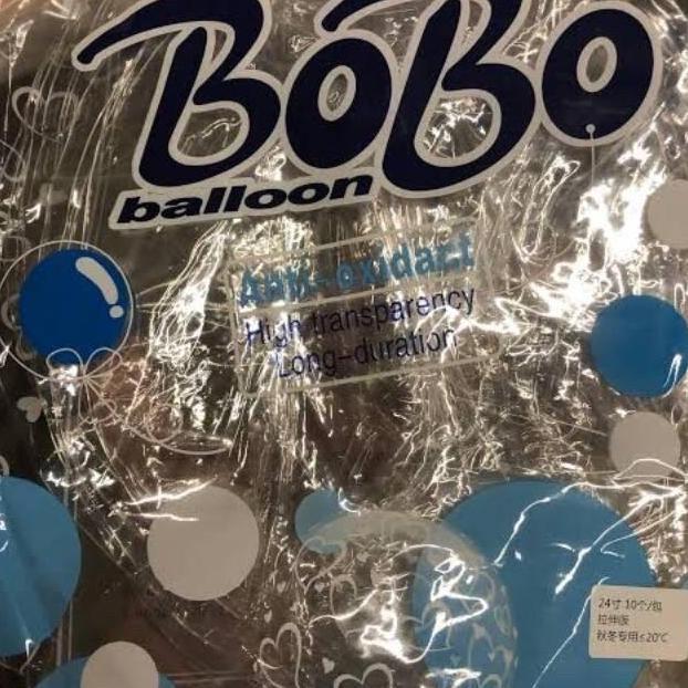 Bobo Balon Biru Balon 18 Inch Pvc Transparan Packaging Kualitas Bagus