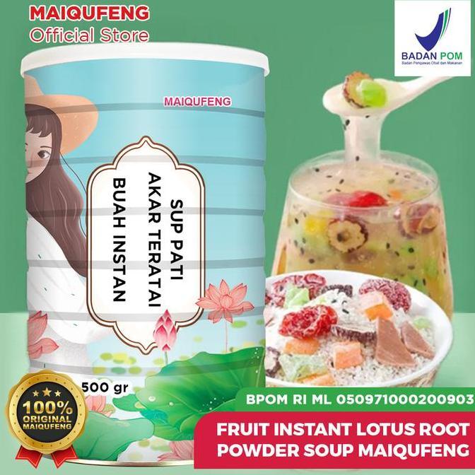 Glow- Oufen Lotus Root Powder Maiqufeng Original Bpom Ri - Fruit Oufen Lotus  Halal
