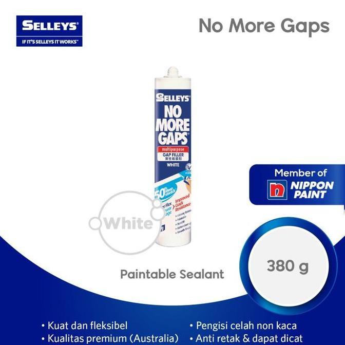 Potere- Selleys No More Gaps White Penutup Retak Tembok 380Grm