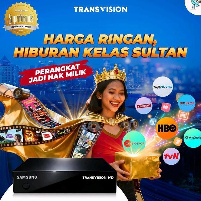 Stb Transvision Dth Nusantara Hd Bonus Free 18 24 Bulan