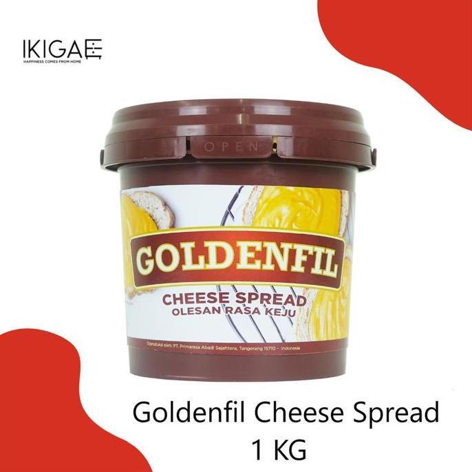 Glow- Goldenfil Cheese Spread / Selai Keju 1 Kg Promo !!!