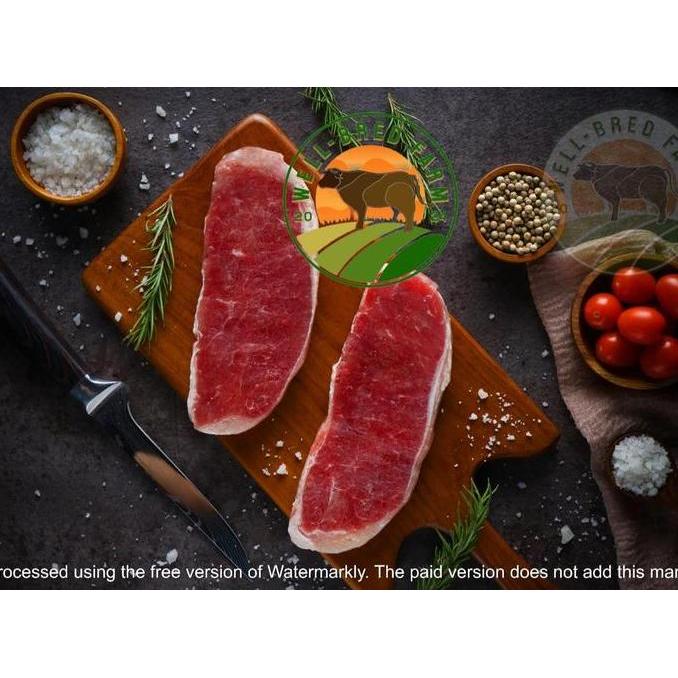 Beff- Striploin Empuk Aus Beef Steak Daging Sapi Import 1Kg 1000G Sirloin Silver