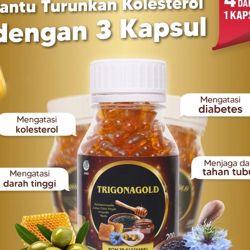 Trigona Gold - Habbatussauda Extra Propolis Habatusauda Original Asli 100 200 Kapsul
