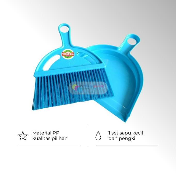 Clinxclon- Serok Sampah Plastik Dan Sapu Mobil / Serokan Sampah Kecil Cikrak