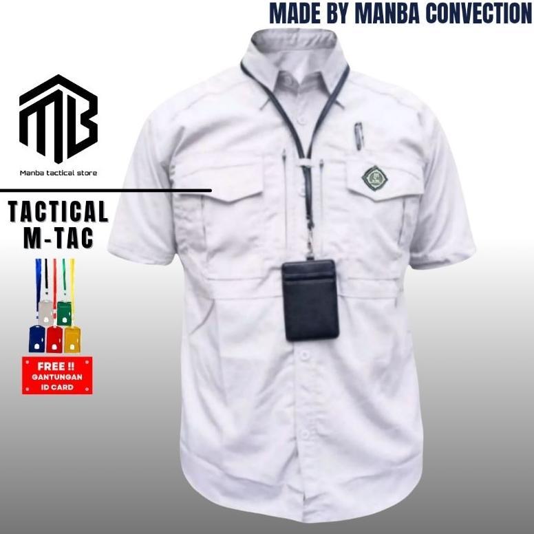 Mulus Baju Kemeja Tactical M-Tac Lengan Pendek / Atasan Tactical  Lengan Pendek
