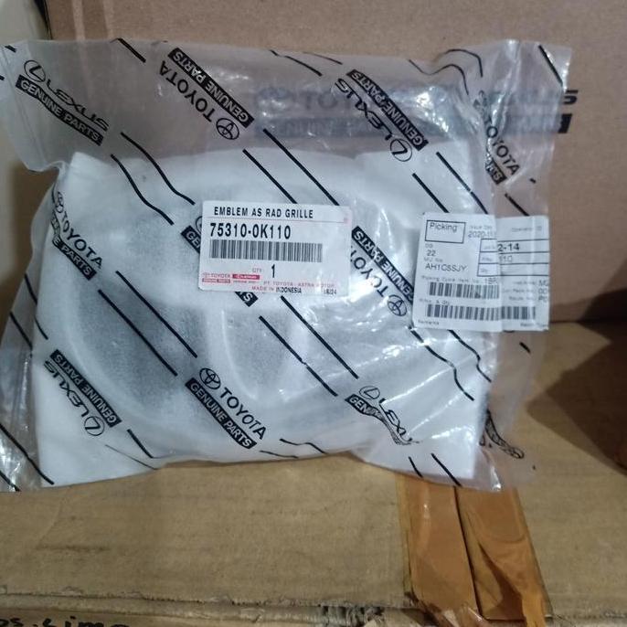 Emblem Grill Grille Fortuner Vrz Original