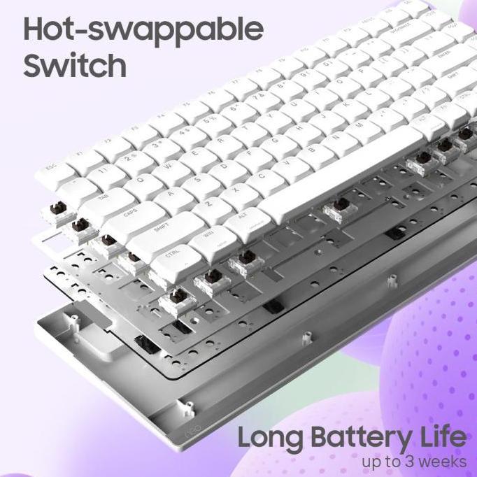 Noir Neo Melo Keyboard Low Profile Wireless 75% Mechanical NoirMelo