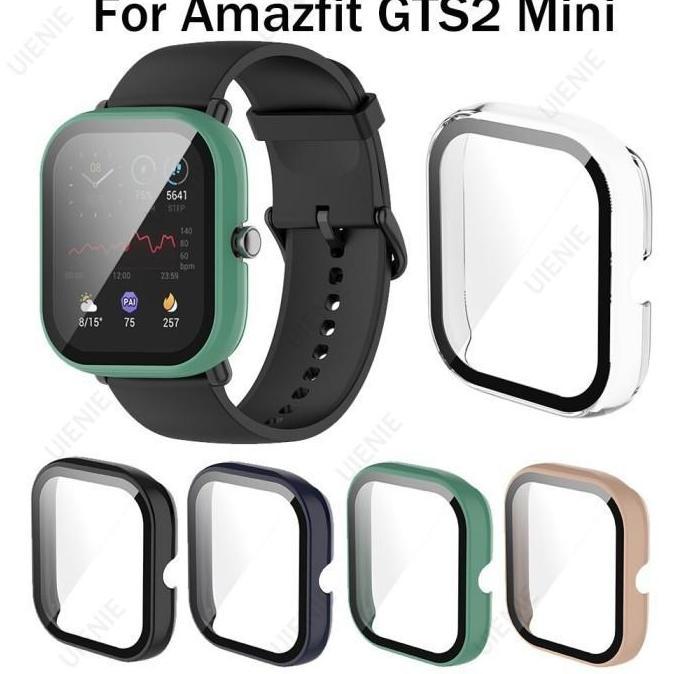 Hard Case PC Bumper 2in1 w/ Tempered Glass for Amazfit GTS2 GTS 2 MINI