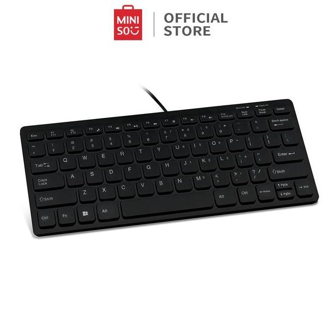 MINISO Keyboard Portabel Ber Mini untuk Laptop dengan Port USB