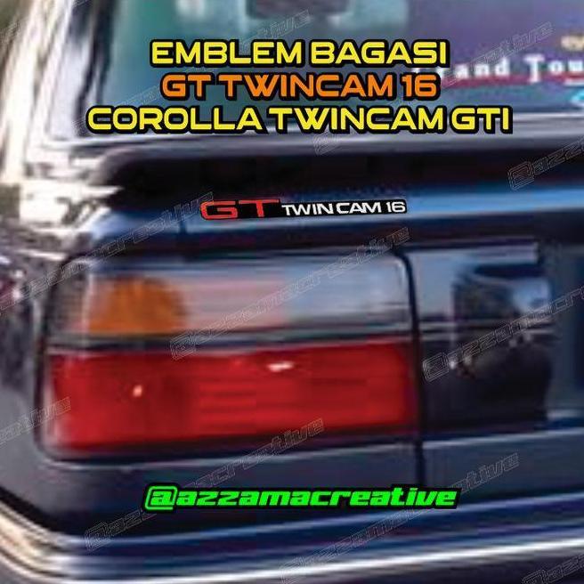 Emblem Gt Twincam Twincam 16 Toyota Corolla Gti