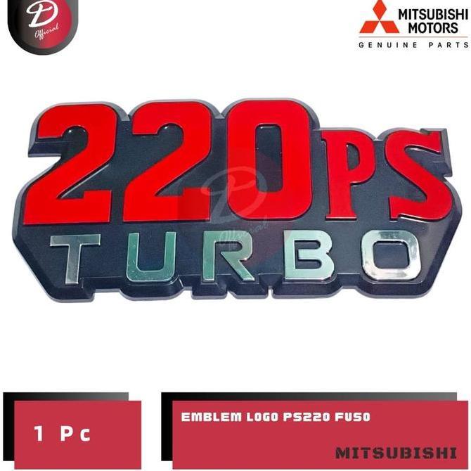 Emblem Logo Ps220 Fuso Mitsubishi Original Asli Ktb Fuso 100% Genuine Parts