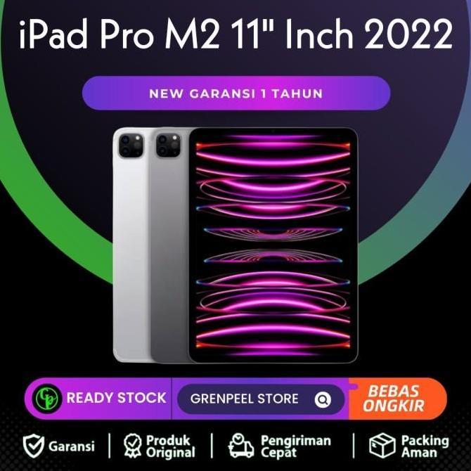iPad Pro 2022 M2 Chip 11" 128GB 256GB 512GB 1TB 2TB WiFi Cellular