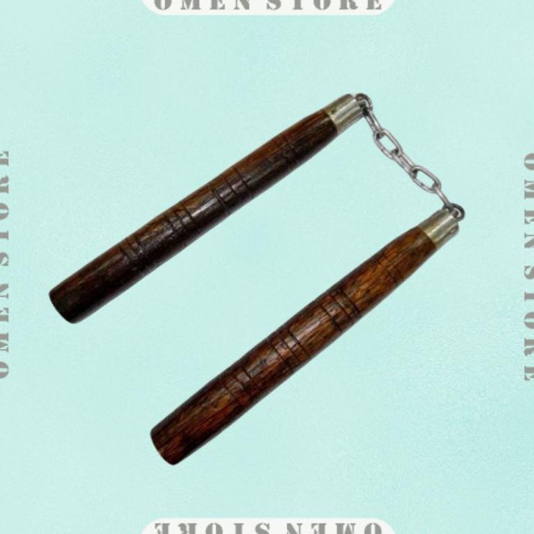Nunchaku Kayu | Ruyung | Beladiri | Double Stick