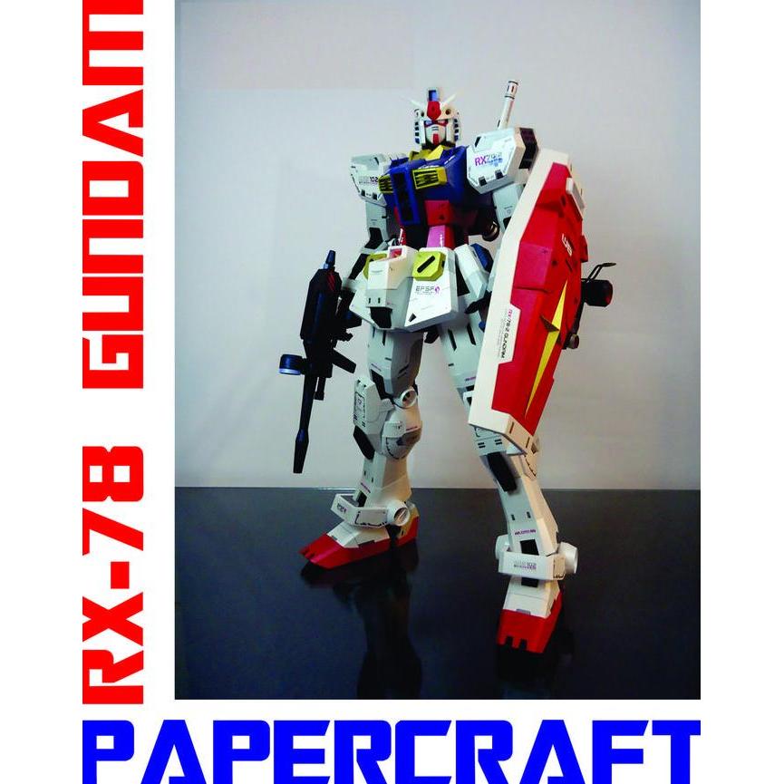 DIY Papercraft Gundam RX-78-2 Gundam BIG SCALE (DIY=Kertas)