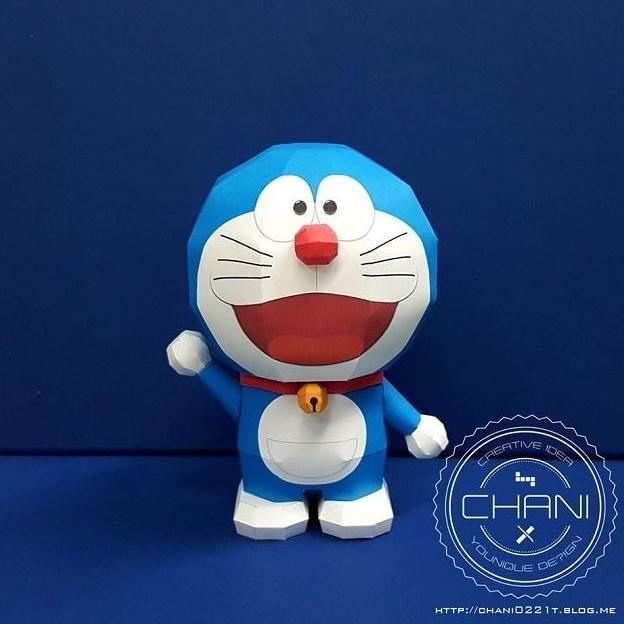 DIY Papercraft DORAEMON (DIY=Kertas)