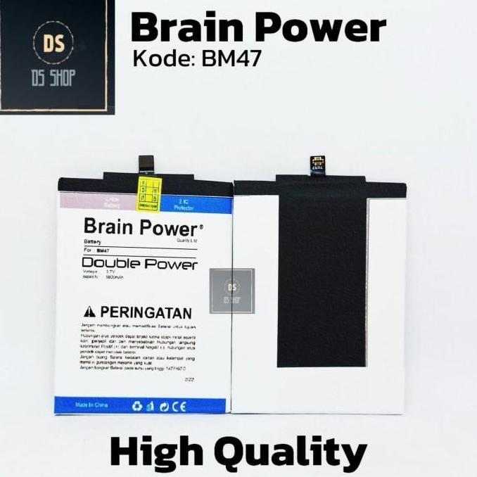 Batere Baterai Battery Batre Xiaomi Redmi 3 / 4X BM 47 Double Power